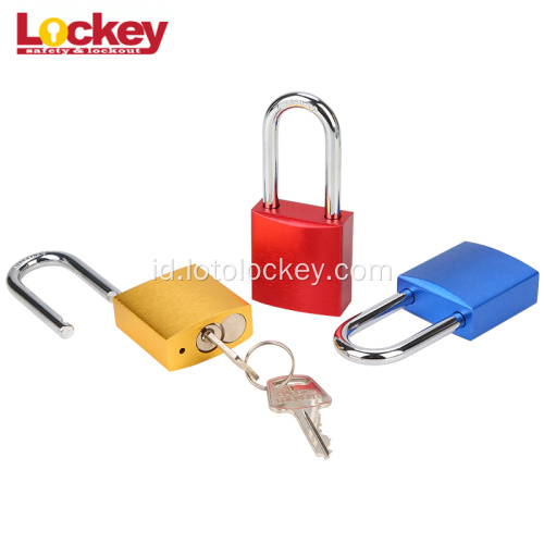 Lockey Keamanan Tinggi 38mm Gembok Keselamatan Aluminium Hardened